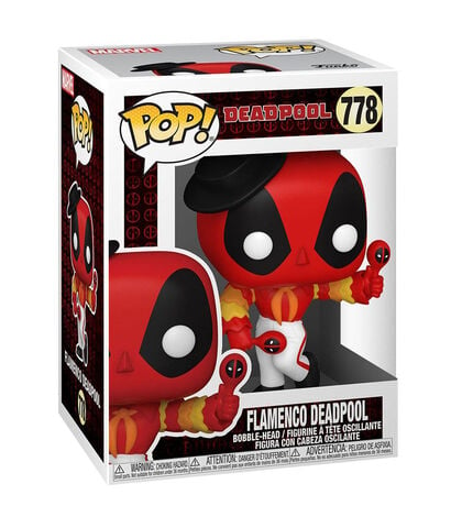 Figurine Funko Pop ! N°778 - Deadpool 30th - Flamenco Deadpool